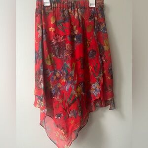 IRO asymmetric floral skirt size EU 34; US 2